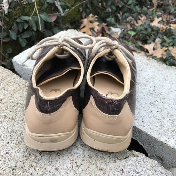 VINTAGE Charles Amar leather sneakers sz 8 - Picture 3 of 6